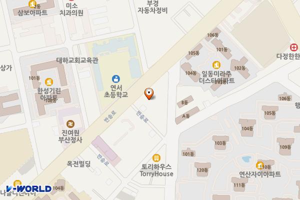 에너지드림주유소 위치 지도 — 부산광역시 연제구 반송로 68(연산동)