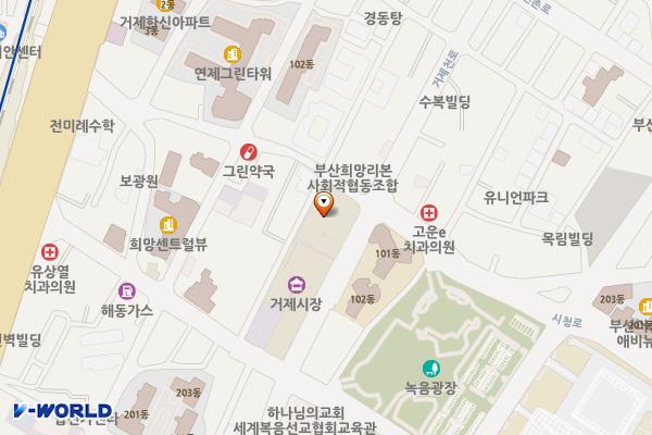 거제시장 위치 지도 — 부산광역시 연제구 거제시장로14번길 28(거제동)