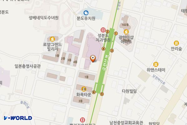 금련산주유소 위치 지도 — 부산광역시 수영구 수영로 491(남천동)