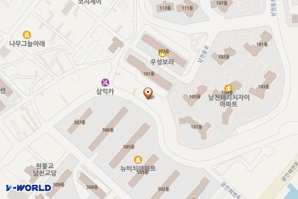 수영구 노인복지관 위치 지도 — 부산광역시 수영구 황령대로489번길 83(남천동)