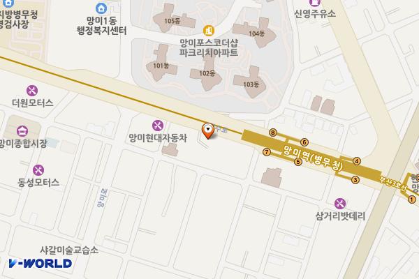 망미119안전센타 위치 지도 — 부산광역시 수영구 연수로 330(망미동)