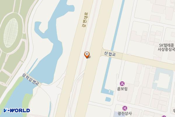 낙동강제방(1) 위치 지도 — 부산광역시 사상구 괘법동 914-8
