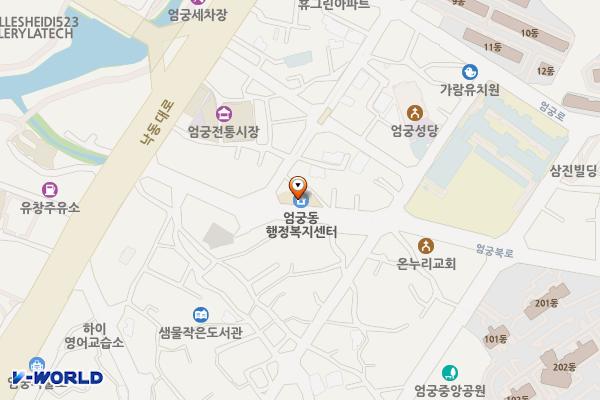엄궁동 행정복지센터 위치 지도 — 부산광역시 사상구 엄궁북로 15, 엄궁동주민센터 (엄궁동)