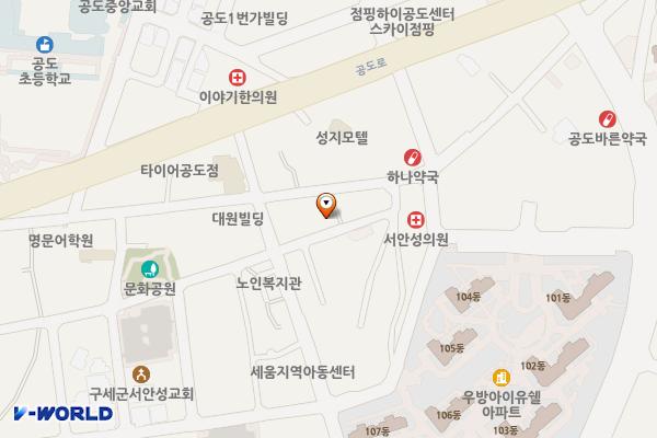 승두리 사곡 공영주차장 위치 지도 — 경기도 안성시 공도읍 고무다리길 13-11