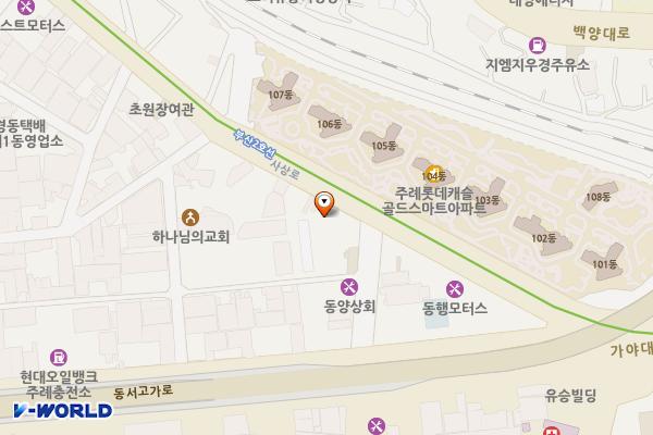 주례동우체국 위치 지도 — 부산광역시 사상구 사상로 23, 부산주례동 우체국 (주례동)