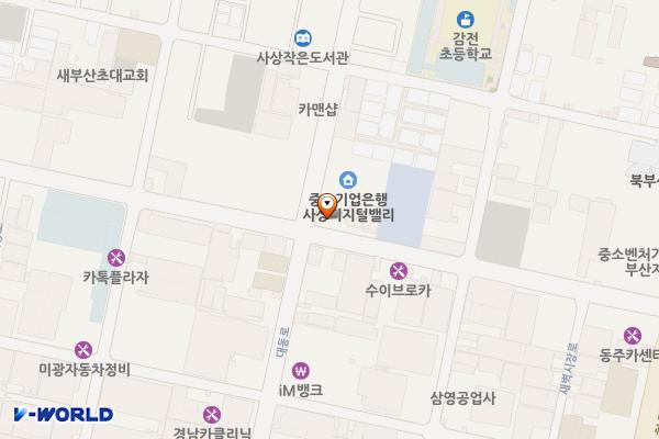 영광빌딩 위치 지도 — 부산광역시 사상구 새벽시장로 121 (감전동)