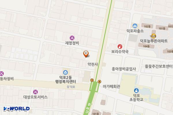 대성산업(주) 부산대성충전소 위치 지도 — 부산광역시 사상구 사상로 339(덕포동)