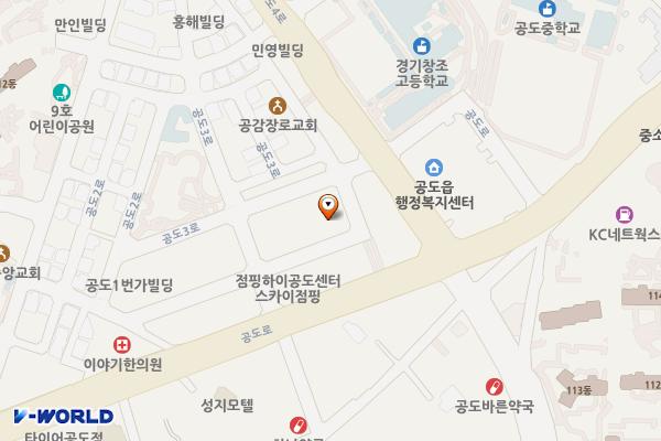 공도제2임시(만정리) 위치 지도 — 경기도 안성시 공도읍 공도3로 10-8