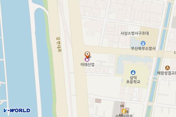 현대오일뱅크(주) 낙동로주유소 위치 지도 — 부산광역시 사상구 낙동대로 1274(삼락동)