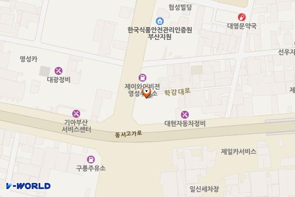 한국가스산업㈜ 위치 지도 — 부산광역시 사상구 가야대로 157(감전동)