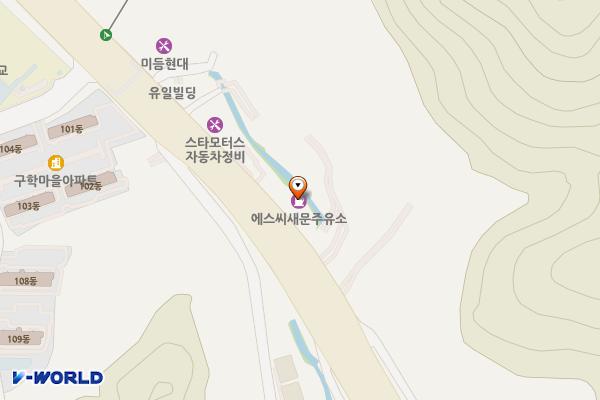 에스씨(주) 새문주유소 위치 지도 — 부산광역시 사상구 학감대로 30(학장동)