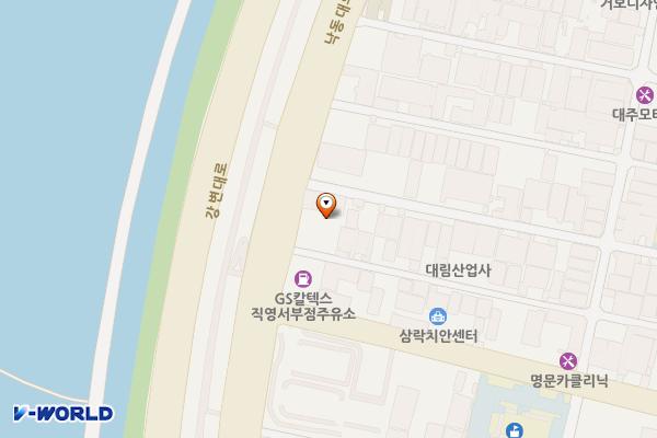 서부충전소 위치 지도 — 부산광역시 사상구 낙동대로 1384, 서부충전소 (삼락동)