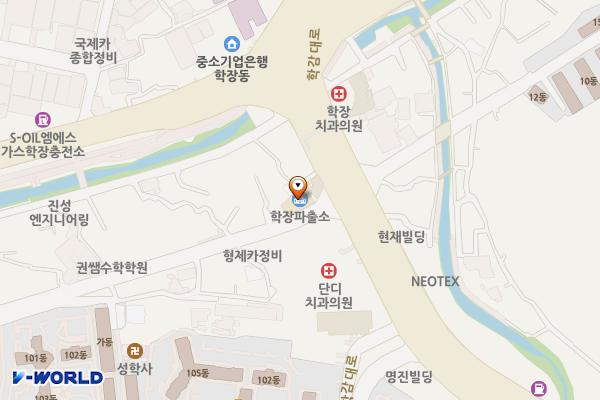 학장파출소 위치 지도 — 부산광역시 사상구 학감대로123번길 4 (학장동)