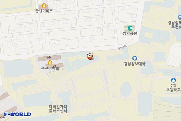 부산디지털대학교 위치 지도 — 부산광역시 사상구 주례로 57, 부산디지털대학교 (주례동)