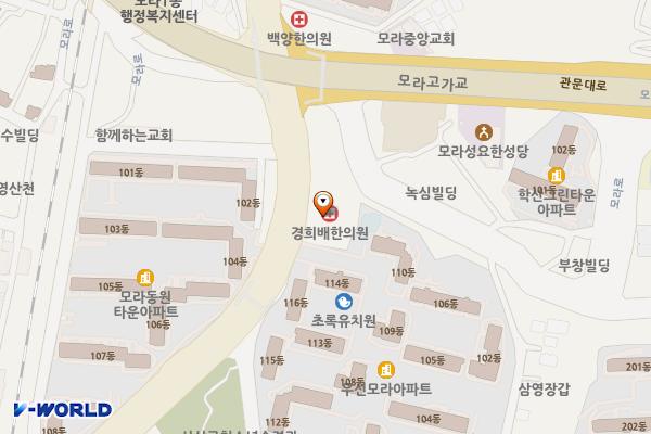 우신프라자 위치 지도 — 부산광역시 사상구 백양대로 884(모라동)