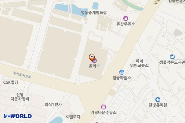 롯데마트사상점(1~4층) 위치 지도 — 부산광역시 사상구 낙동대로 733, 롯데마트 사상점 (엄궁동)