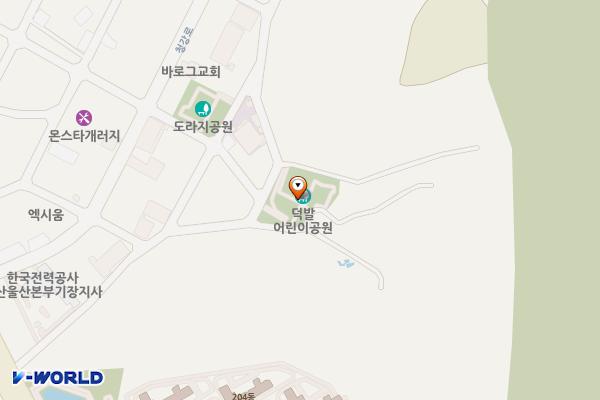 덕발어린이공원 위치 지도 — 부산광역시 기장군 기장읍 청강리 188번지