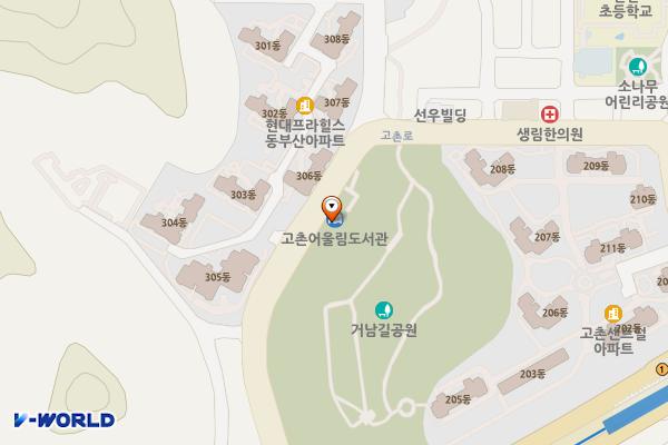 고촌어울림도서관 위치 지도 — 부산광역시 기장군 철마면 고촌로 51