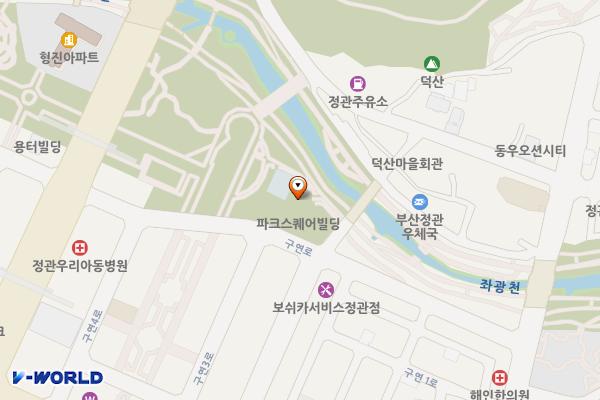 중앙공원 위치 지도 — 부산광역시 기장군 정관읍 구연3로 27