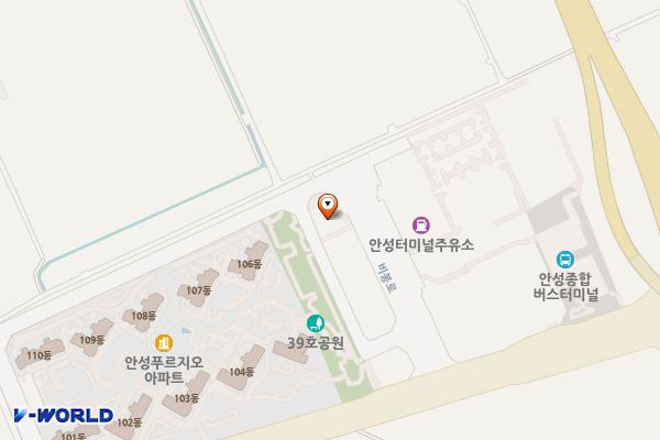 안성종합터미널 위치 지도 — 경기도 안성시 가사동 181-5