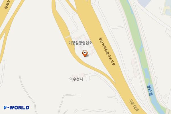 부울고속도로 기장일광영업소 위치 지도 — 부산광역시 기장군 일광읍 기장대로 909-45, 부산울산선 기장영업소 1층
