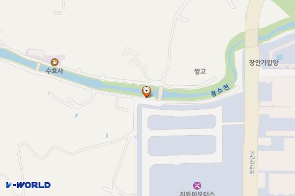 수효사 위치 지도 — 부산광역시 기장군 장안읍 반룡리 821번지 3호