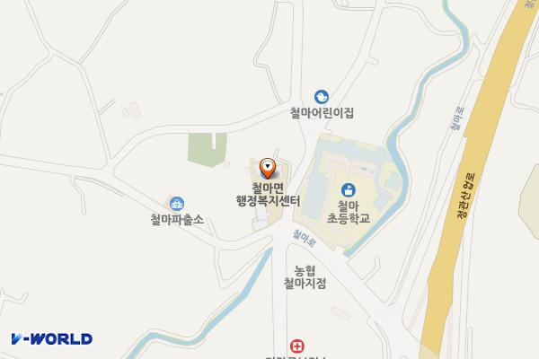 철마면행정복지센터 위치 지도 — 부산광역시 기장군 철마면 철마로 485