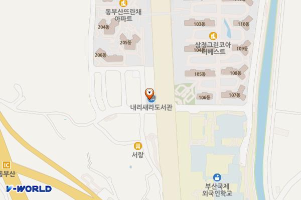 내리새라도서관 위치 지도 — 부산광역시 기장군 기장읍 기장대로 51