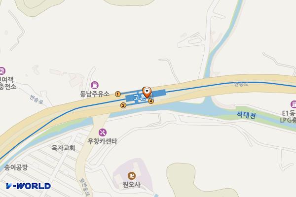 고촌역 위치 지도 — 부산광역시 기장군 철마면 반송로 991, 고촌역