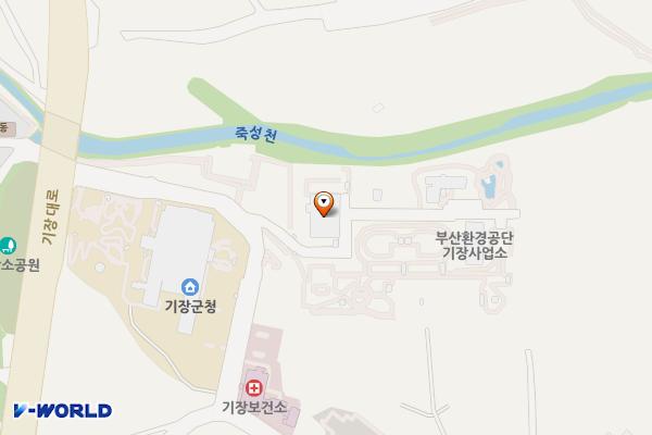 부산환경공단 기장사업소 공원 위치 지도 — 부산광역시 기장군 기장읍 기장대로 564, 부산환경공단기장사업소