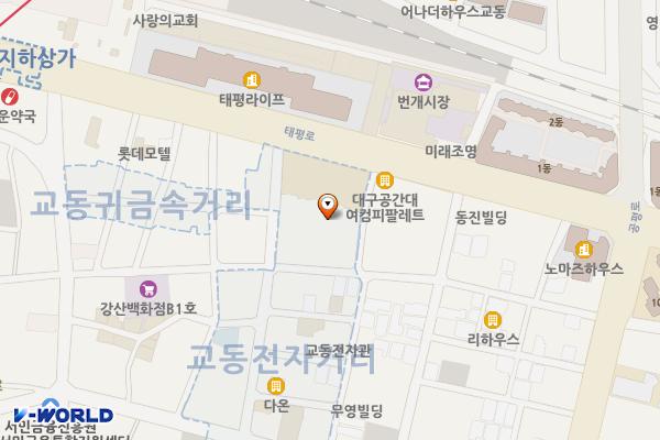 교동공영주차장 위치 지도 — 대구광역시 중구 교동2길 11