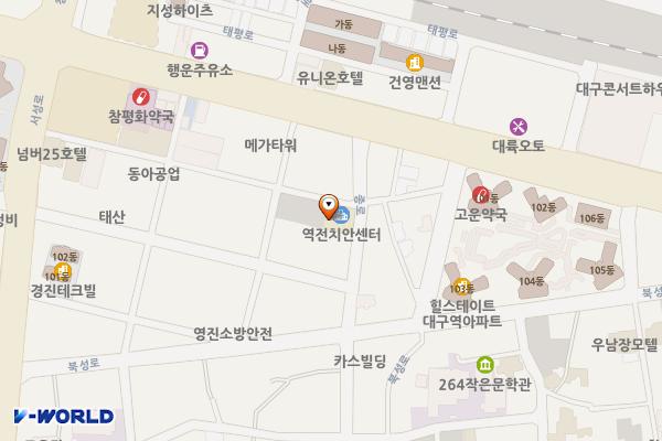 역전치안센터 위치 지도 — 대구광역시 중구 종로 101