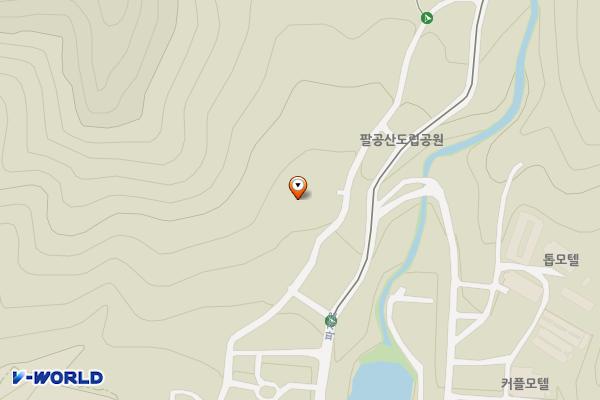 파계 오토캠핑장 위치 지도 — 대구광역시 동구 파계로 707-14(중대동)