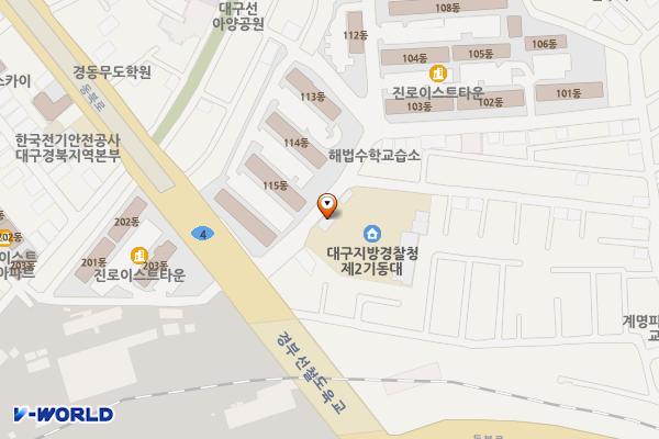 효목1치안센터(큰고개지구대) 위치 지도 — 대구광역시 동구 효목로 19길 143 (효목동)