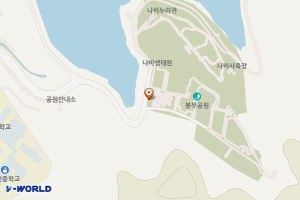 봉무공원 산책로 위치 지도 — 대구광역시 동구 팔공로50길 66 (봉무동)