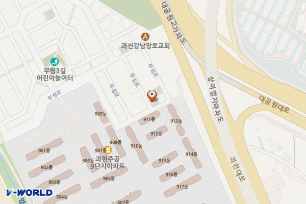 공영노외주차장 위치 지도 — 경기도 과천시 부림동 39-8