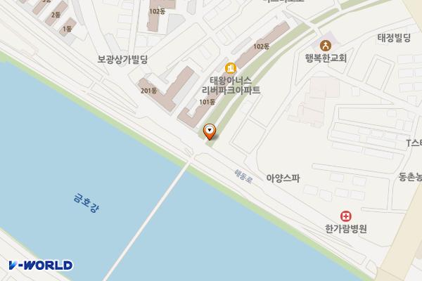 대구선아양공원 위치 지도 — 대구광역시 동구 아양로41길 26(신암동)