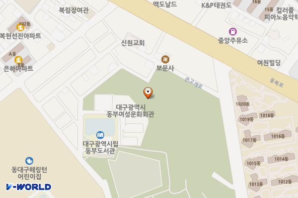 신암근린공원2 위치 지도 — 대구광역시 동구 신암동 산125-3