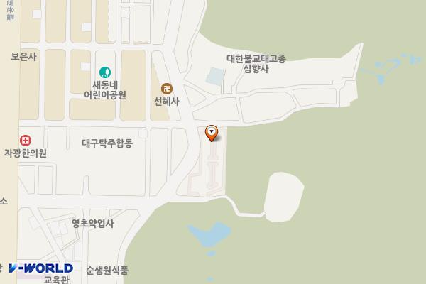 불로고분공원 위치 지도 — 대구광역시 동구 불로동 362
