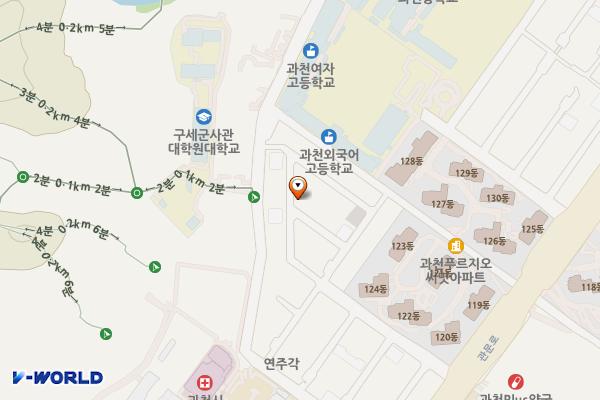 공영노외주차장 위치 지도 — 경기도 과천시 중앙동 9-11