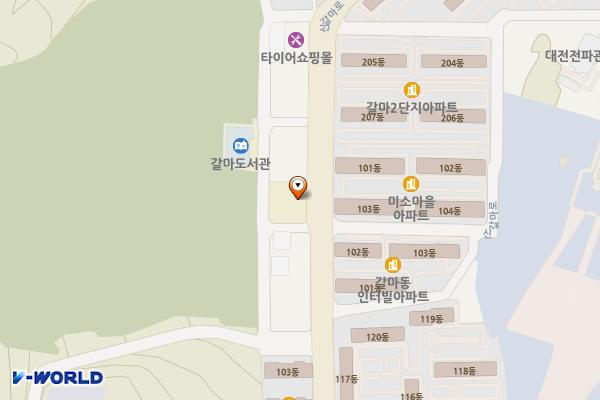 서부수도사업소 위치 지도 — 대구광역시 서구 국채보상로34길 48 (중리동)