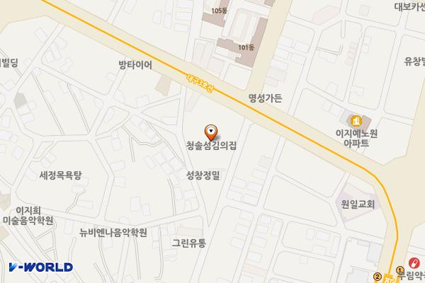 서구제일종합사회복지관 위치 지도 — 대구광역시 서구 옥산로6길 9 (원대동3가)