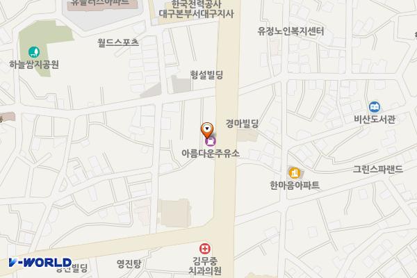 아름다운주유소 위치 지도 — 대구광역시 서구 달서로 67 (비산동)