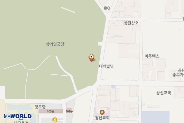 상리테니스장 다목적운동시설 위치 지도 — 대구광역시 서구 평리로17길 41 (중리동)