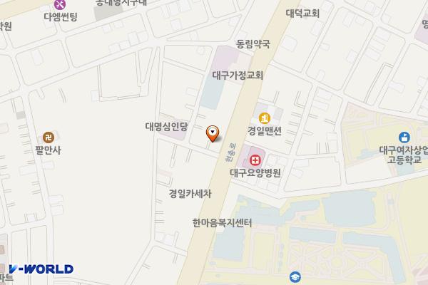 영남이공대앞 주유소 위치 지도 — 대구광역시 남구 현충로 187 (대명동)