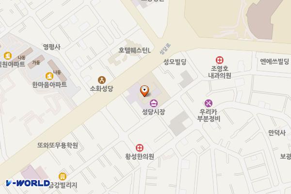 성당시장(2) 위치 지도 — 대구광역시 남구 성당로 196, 성당시장 (대명동)