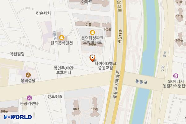 대구 봉덕동우체국 화장실 위치 지도 — 대구광역시 남구 중앙대로22길 269, 봉덕동우체국 (봉덕동)