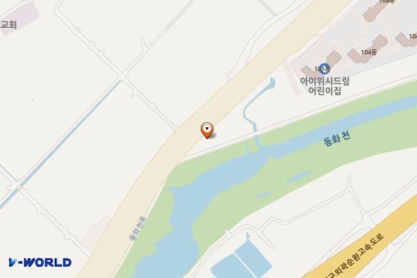연경동 1083번지 하천 인근화장실 위치 지도 — 대구광역시 북구 연경동 1083