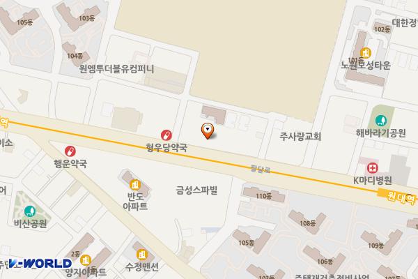 대구노원동우체국 위치 지도 — 대구광역시 북구 팔달로 195