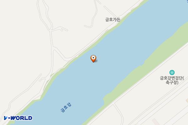 동변동 617-1번지 하천 인근 화장실 위치 지도 — 대구광역시 북구 동변동 617-1